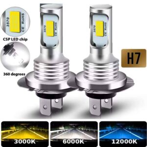 Led Blanc H7 sans Fiche
